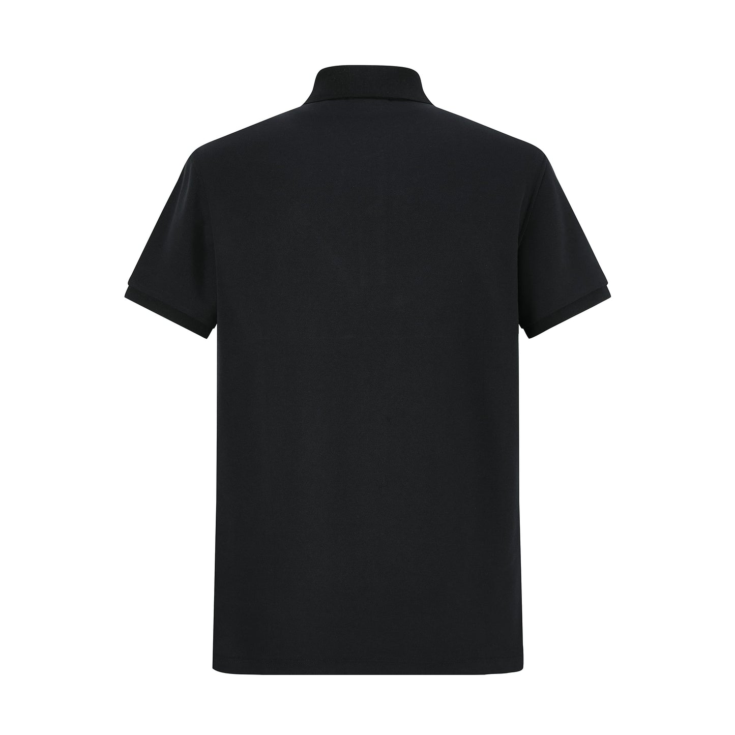 Camiseta 22343# Tipo Polo Negra Para Hombre