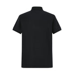 Camiseta 22343# Tipo Polo Negra Para Hombre