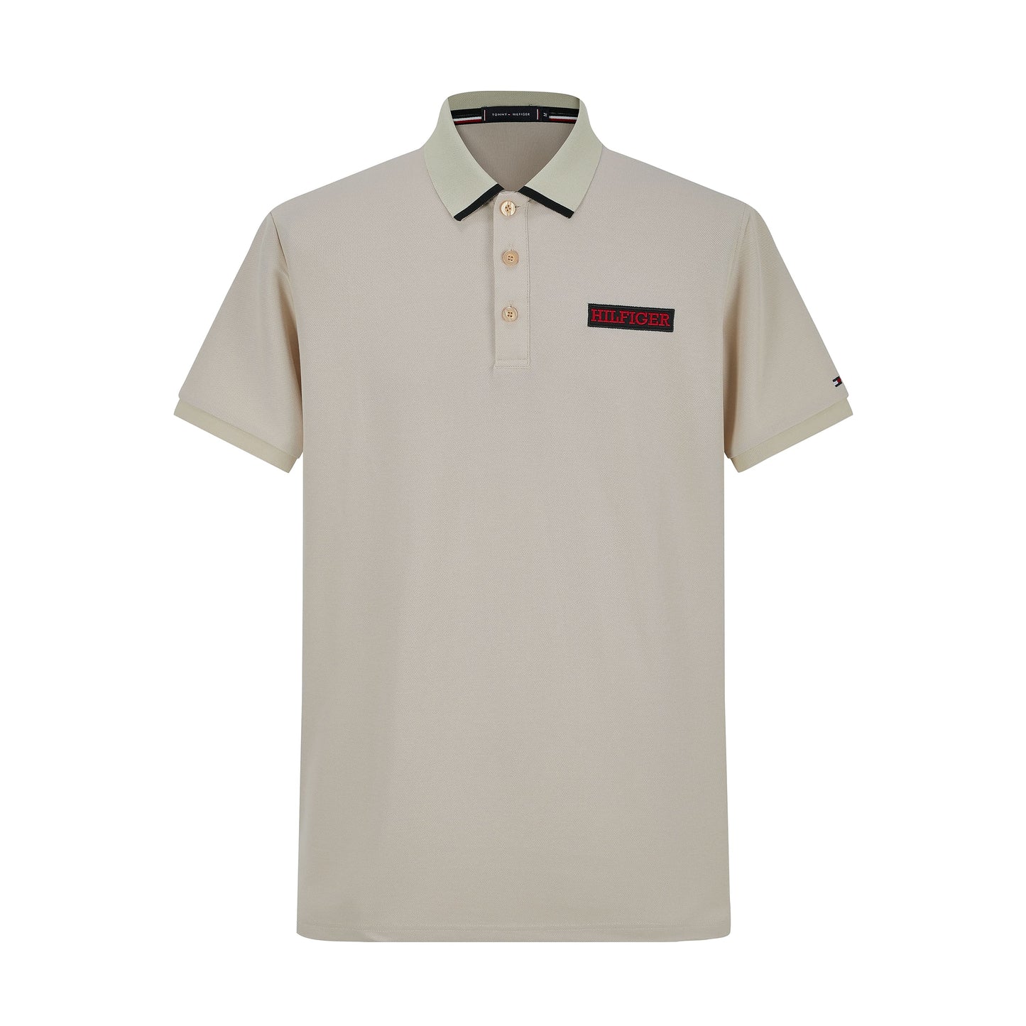 Camiseta 22343# Tipo Polo Khaki Para Hombre