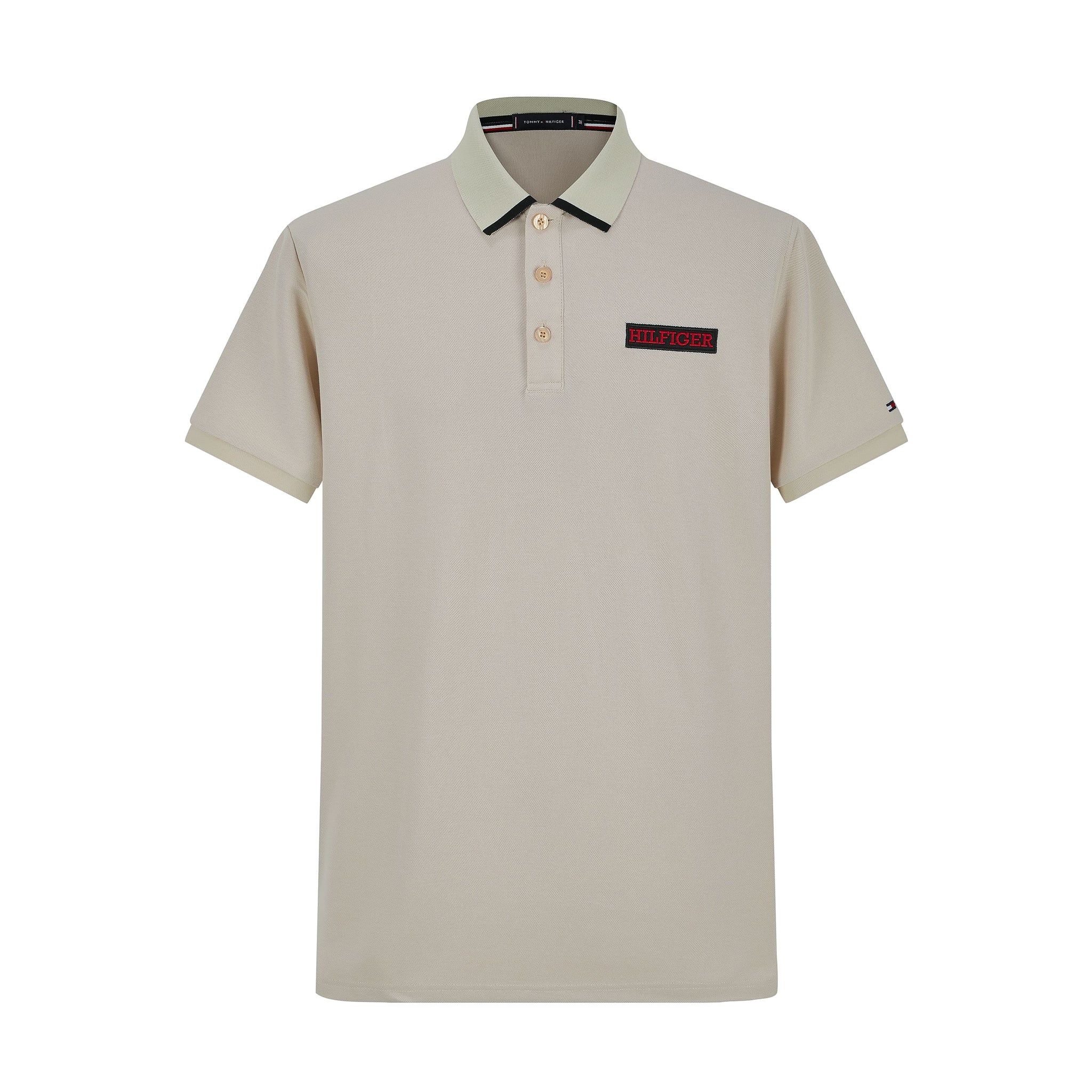 Camiseta 22343# Tipo Polo Khaki Para Hombre