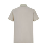 Camiseta 22343# Tipo Polo Khaki Para Hombre