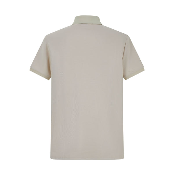 Camiseta 22343# Tipo Polo Khaki Para Hombre