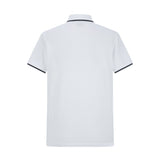 Camiseta 22353# Tipo Polo Blanca Para Hombre