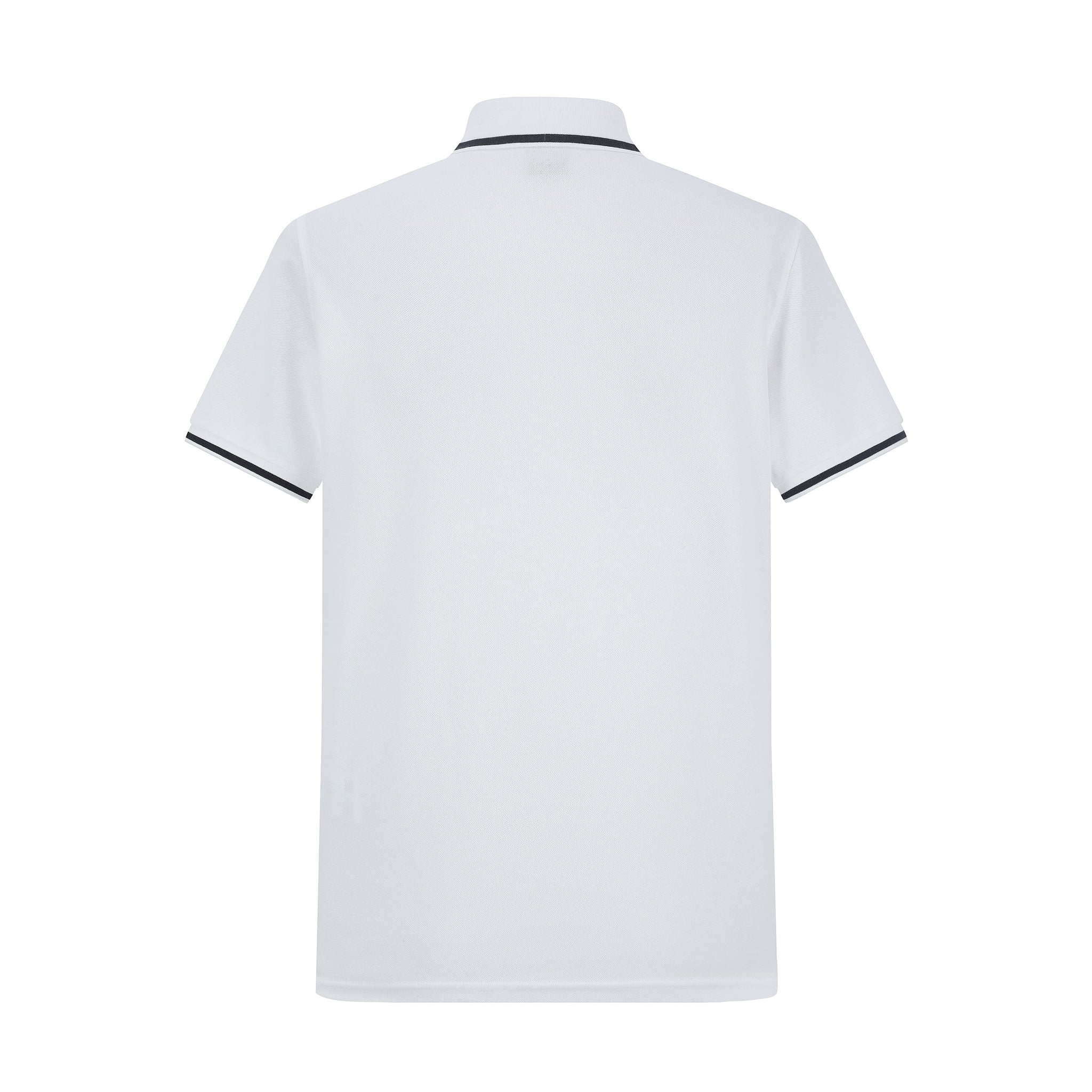 Camiseta 22353# Tipo Polo Blanca Para Hombre