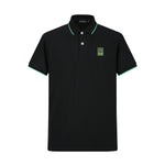 Camiseta 22346# Tipo Polo Negra Para hombre