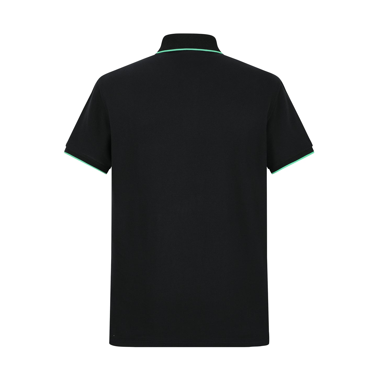 Camiseta 22346# Tipo Polo Negra Para hombre