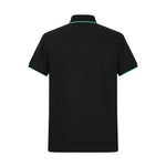 Camiseta 22346# Tipo Polo Negra Para hombre