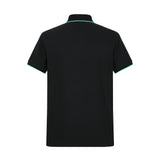 Camiseta 22346# Tipo Polo Negra Para hombre