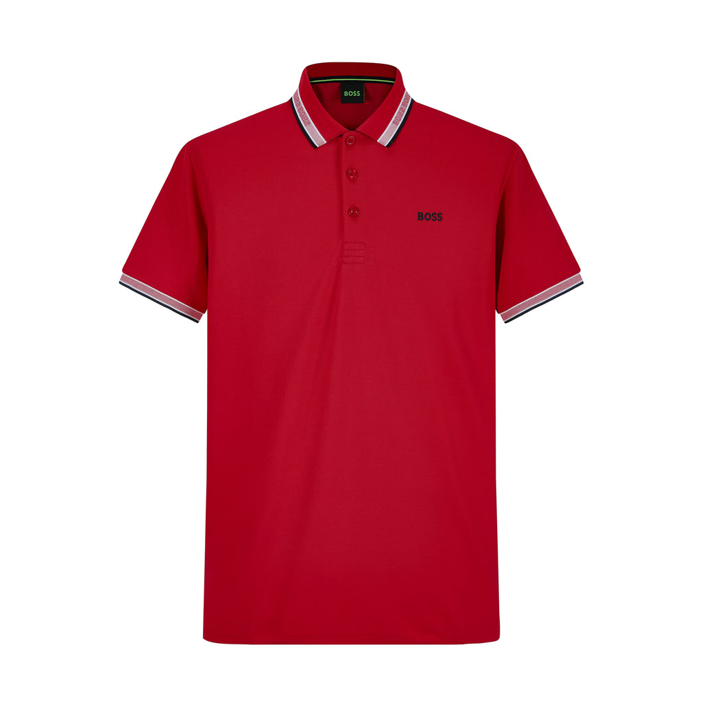 Camiseta B0214#  Tipo Polo Roja Para hombre