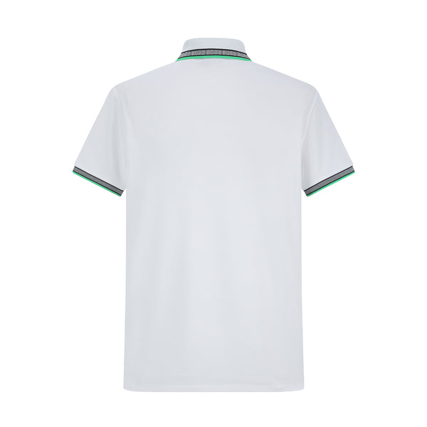 Camiseta B0214#  Tipo Polo Blanca Para hombre