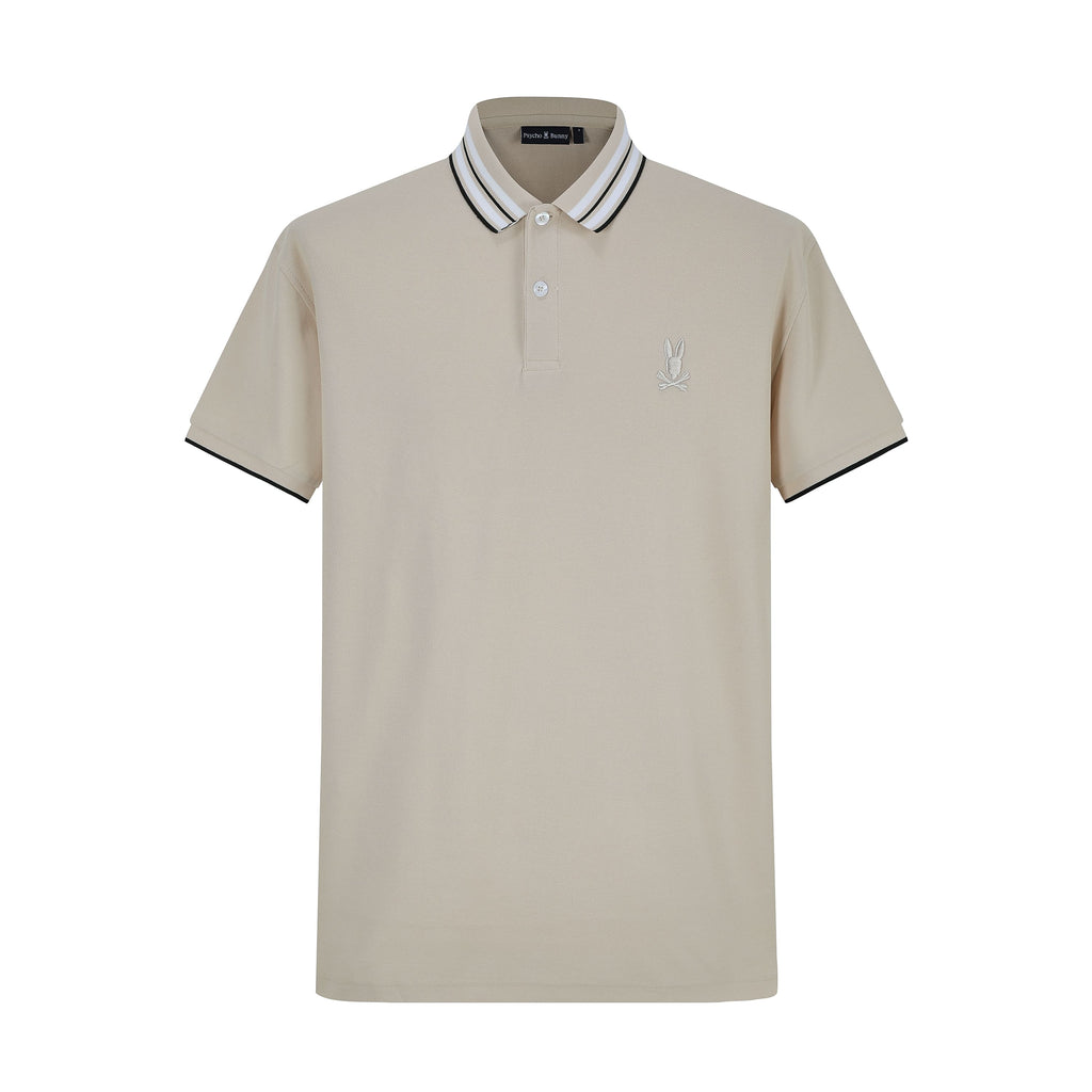 Camiseta 22471# Tipo Polo Khaki Para Hombre