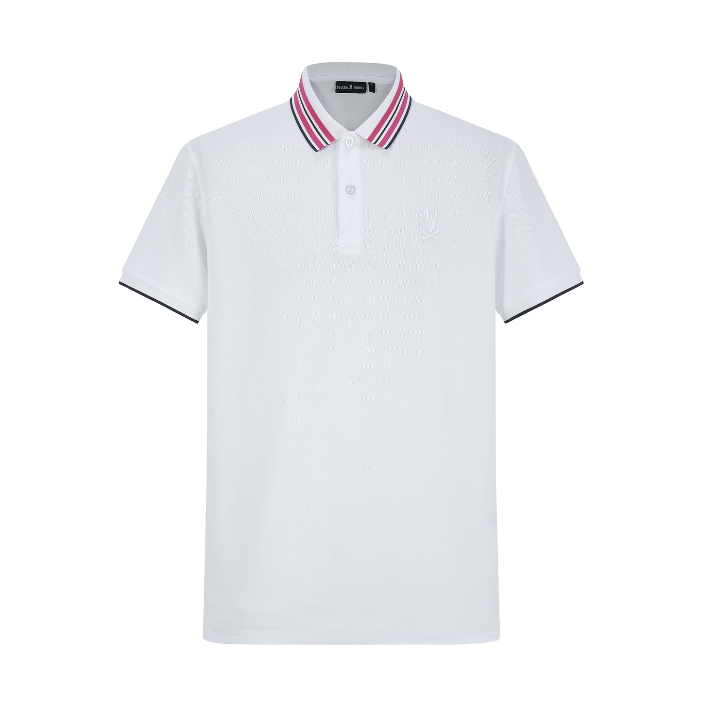 Camiseta 22471# Tipo Polo Blanca Para Hombre
