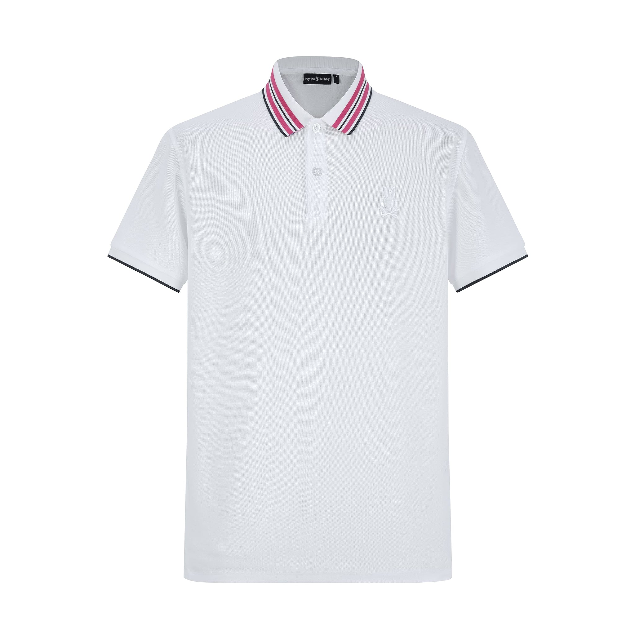 Camiseta 22471# Tipo Polo Blanca Para Hombre