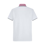 Camiseta 22471# Tipo Polo Blanca Para Hombre