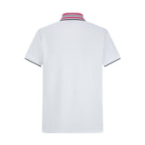 Camiseta 22471# Tipo Polo Blanca Para Hombre