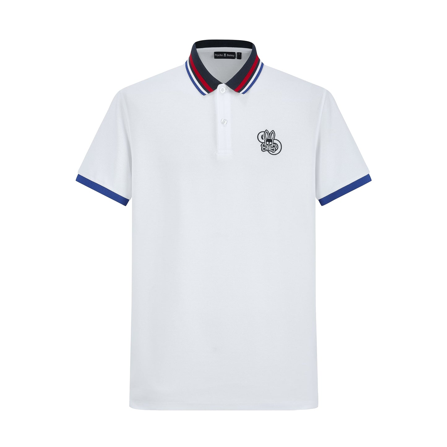 Camiseta 22466# Tipo Polo Blanca Para Hombre
