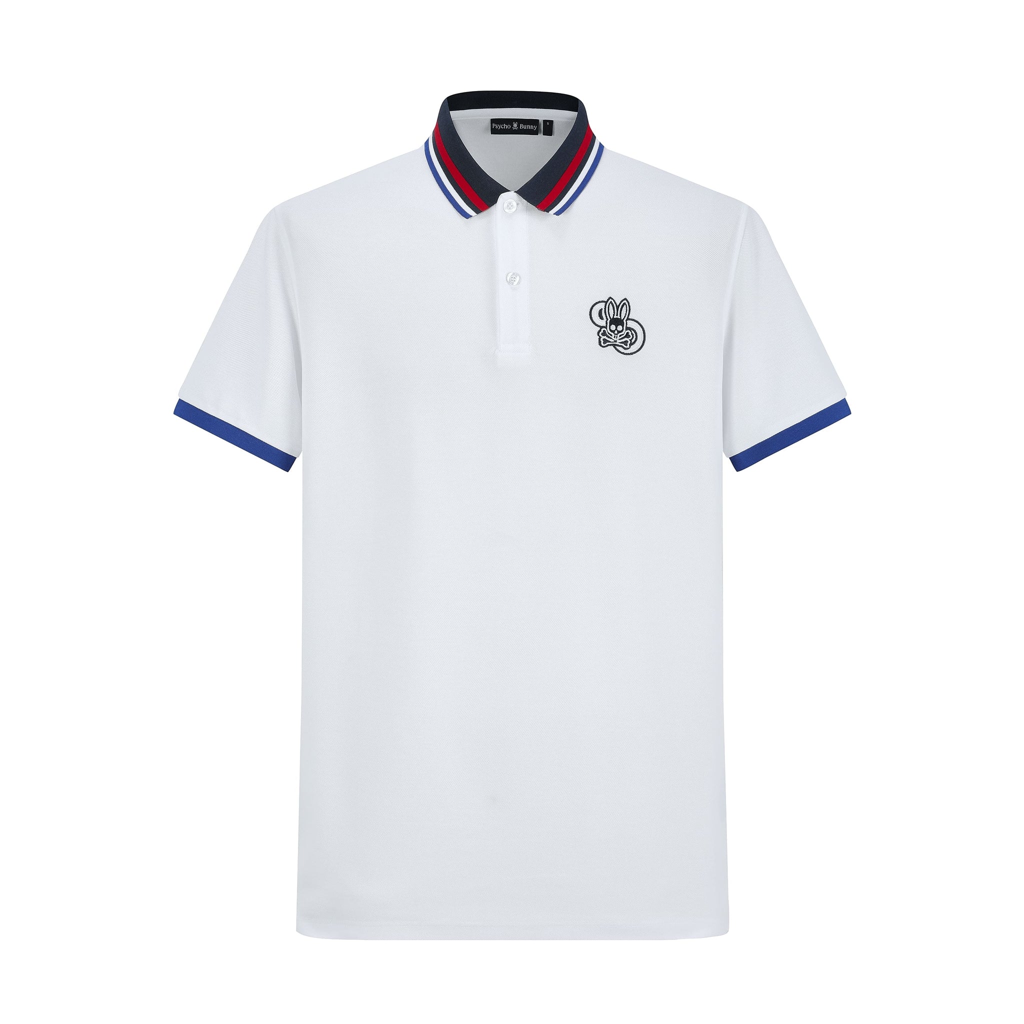 Camiseta 22466# Tipo Polo Blanca Para Hombre