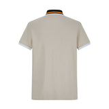 Camiseta 22466# Tipo Polo Khaki Para Hombre