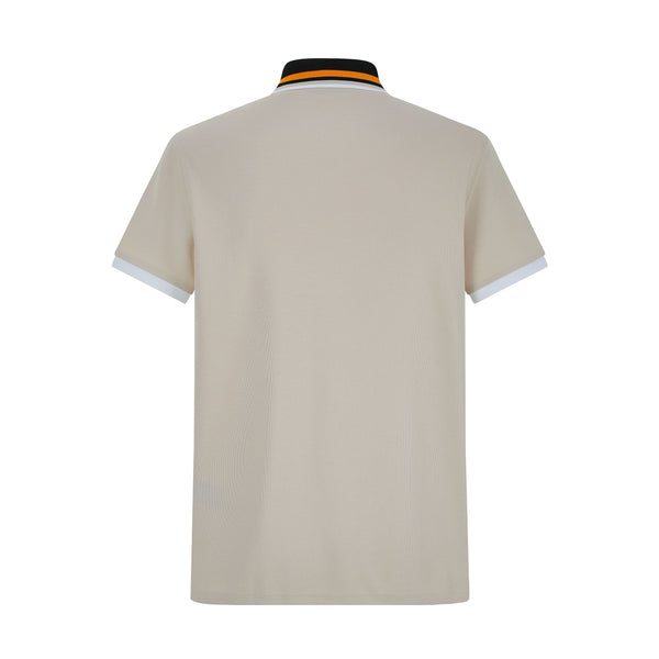 Camiseta 22466# Tipo Polo Khaki Para Hombre