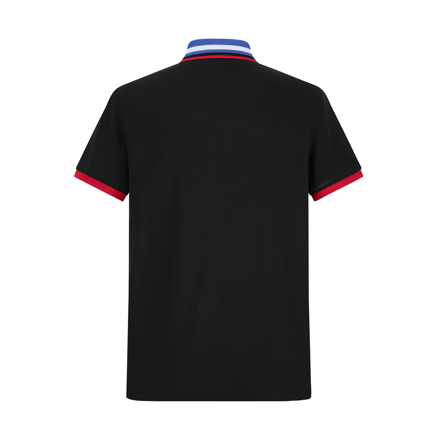 Camiseta 22466# Tipo Polo Negra Para Hombre