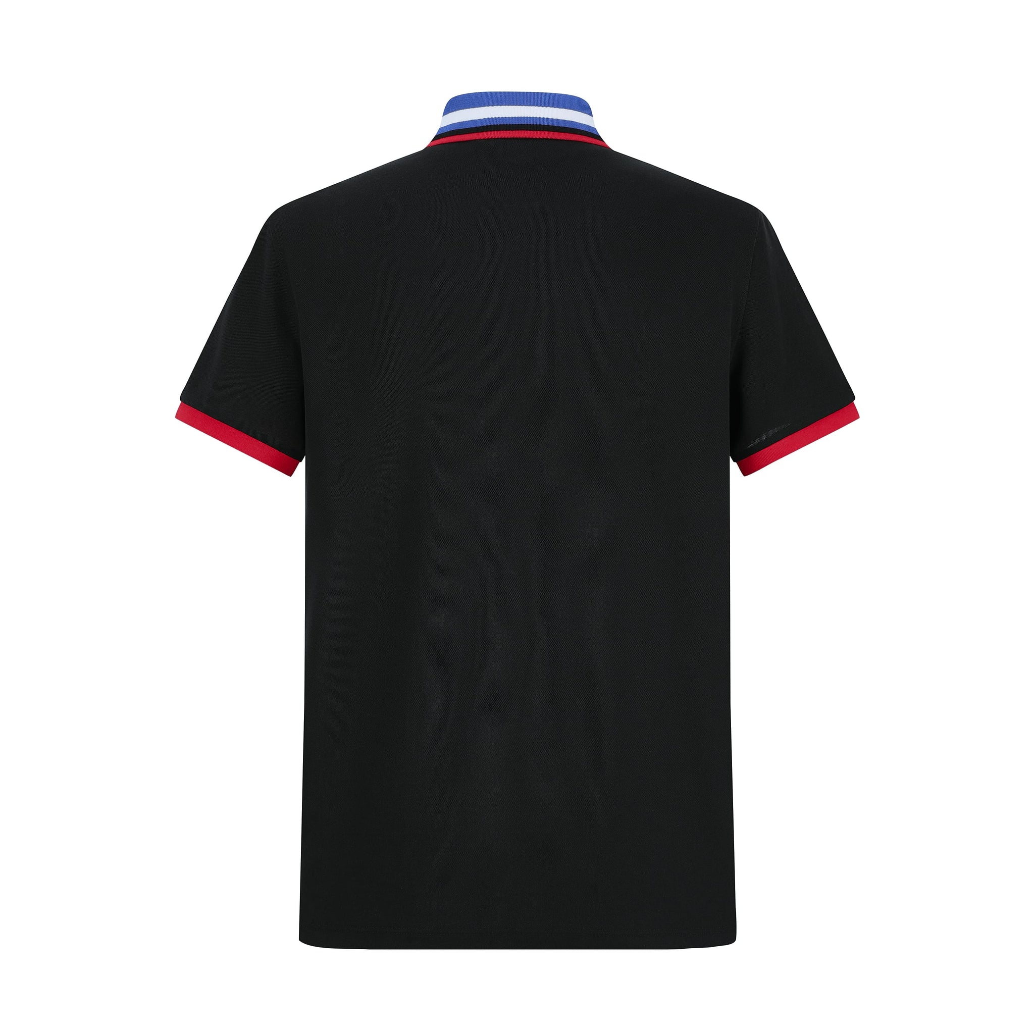 Camiseta 22466# Tipo Polo Negra Para Hombre
