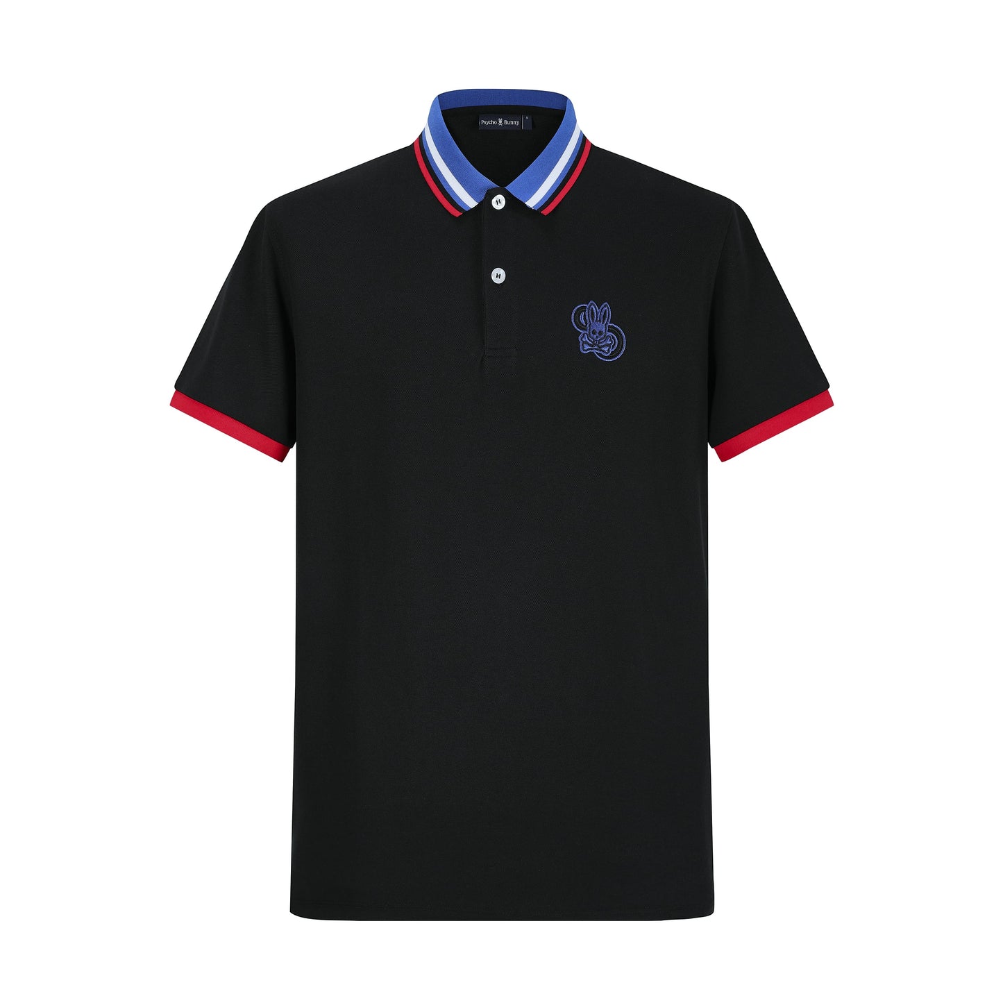 Camiseta 22466# Tipo Polo Negra Para Hombre