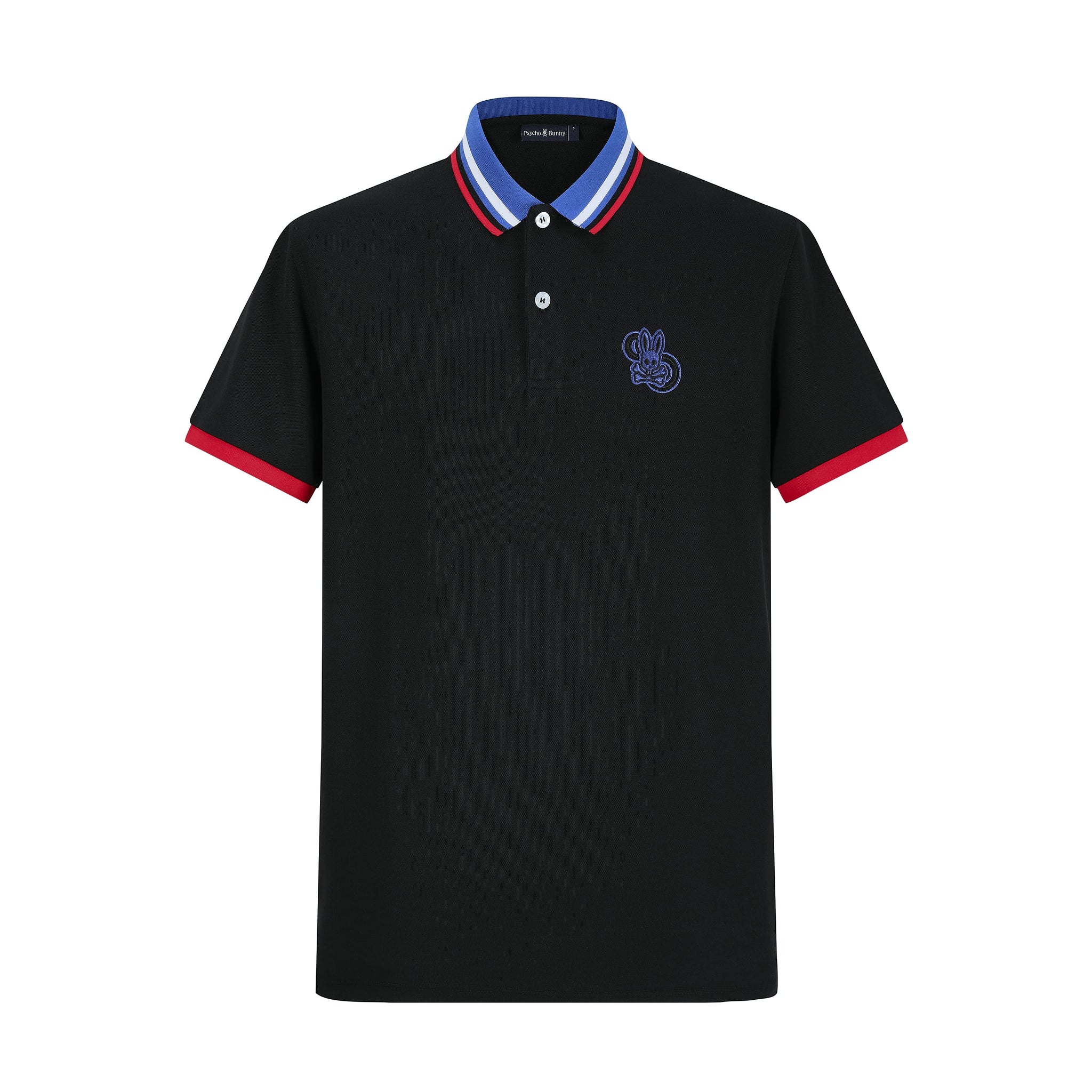 Camiseta 22466# Tipo Polo Negra Para Hombre