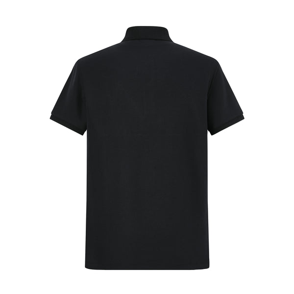 Camiseta TM003# Tipo Polo Negra Para hombre