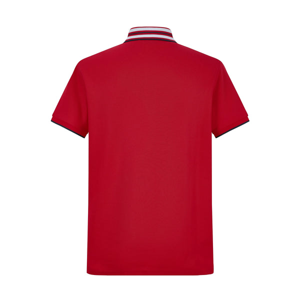 Camiseta 22471# Tipo Polo Roja Para Hombre