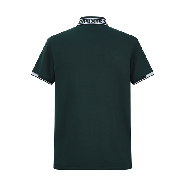 Camiseta 22372# Tipo Polo Verde Para Hombre