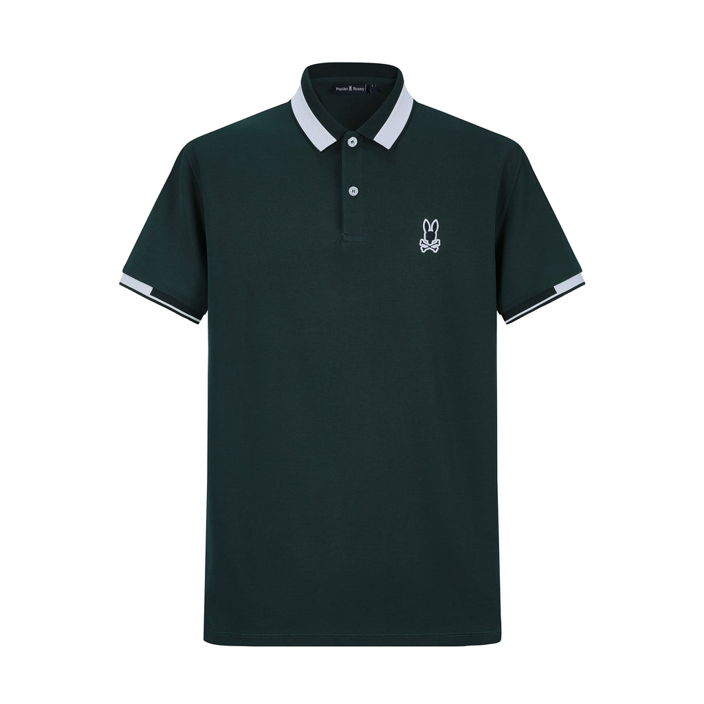 Camiseta 22372# Tipo Polo Verde Para Hombre