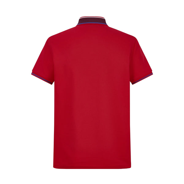 Camiseta 22476# Tipo Polo Roja Para Hombre