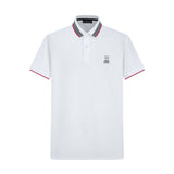 Camiseta 22476# Tipo Polo Blanca Para Hombre