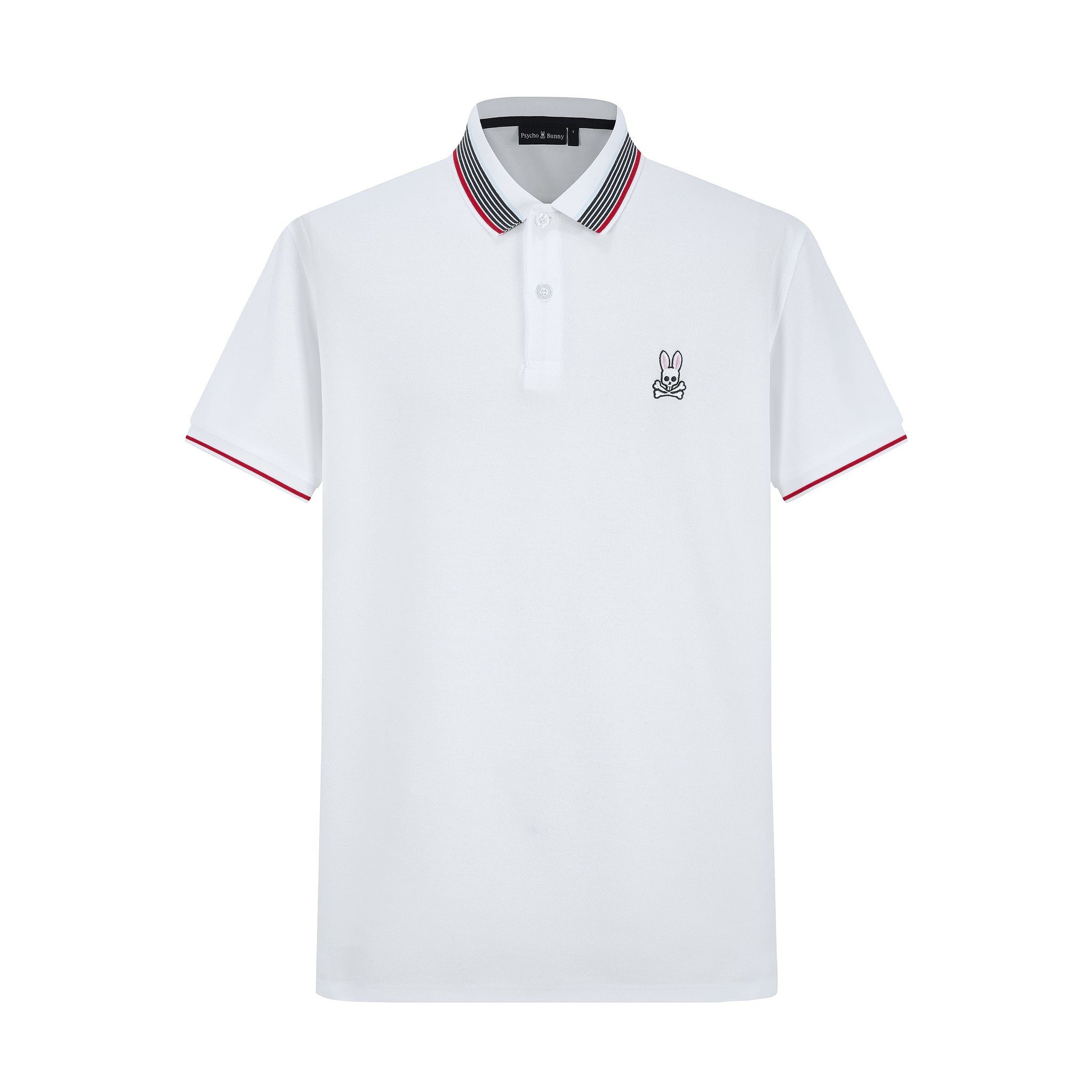 Camiseta 22476# Tipo Polo Blanca Para Hombre