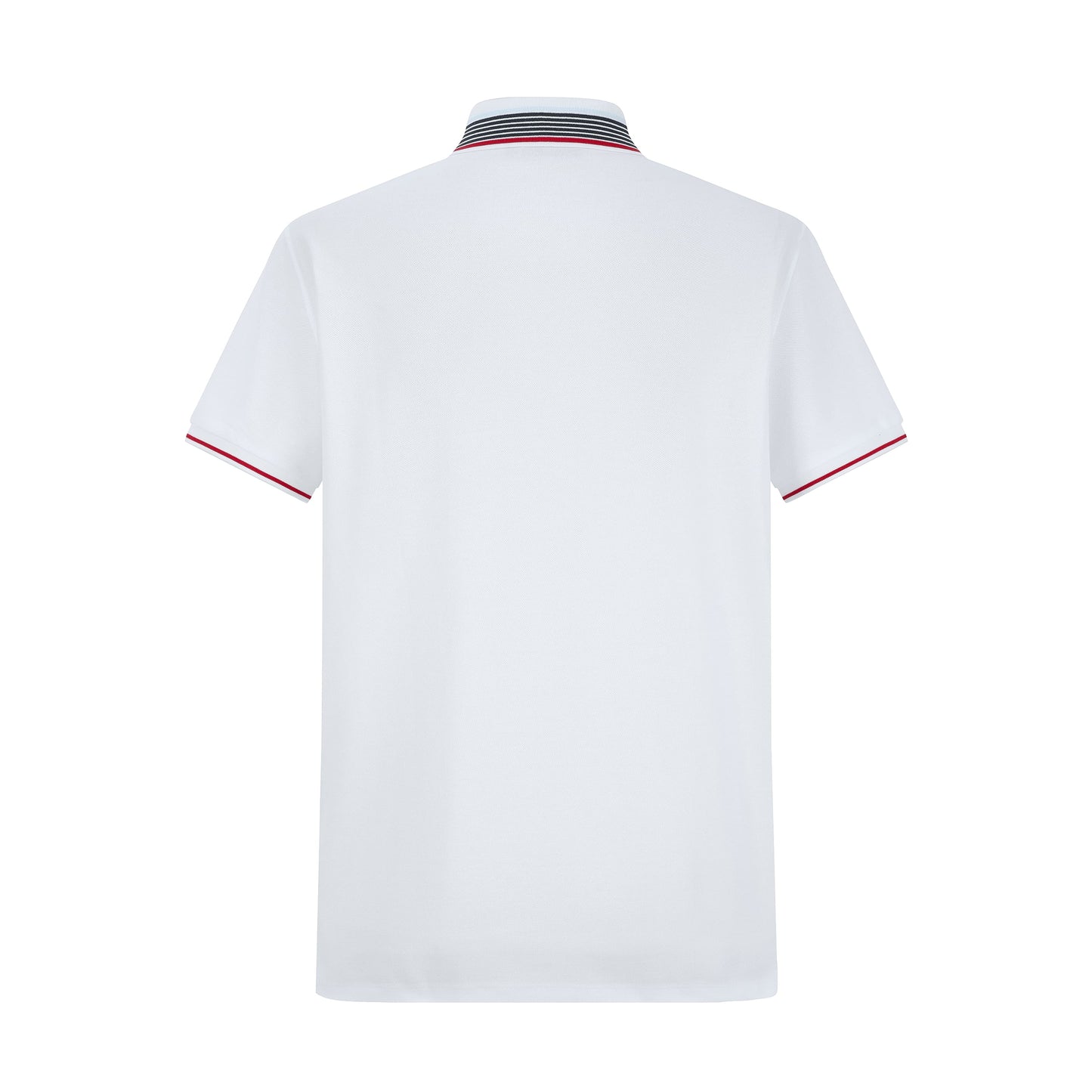 Camiseta 22476# Tipo Polo Blanca Para Hombre