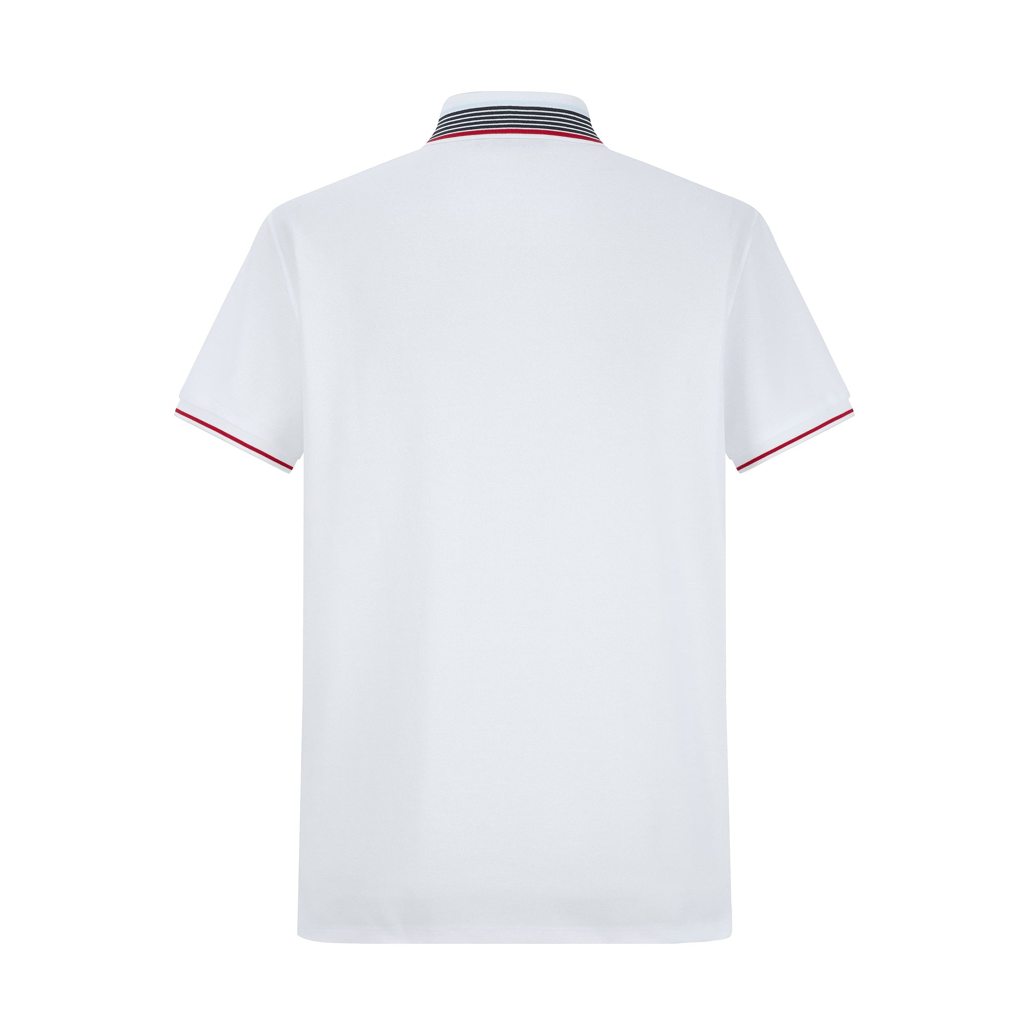 Camiseta 22476# Tipo Polo Blanca Para Hombre
