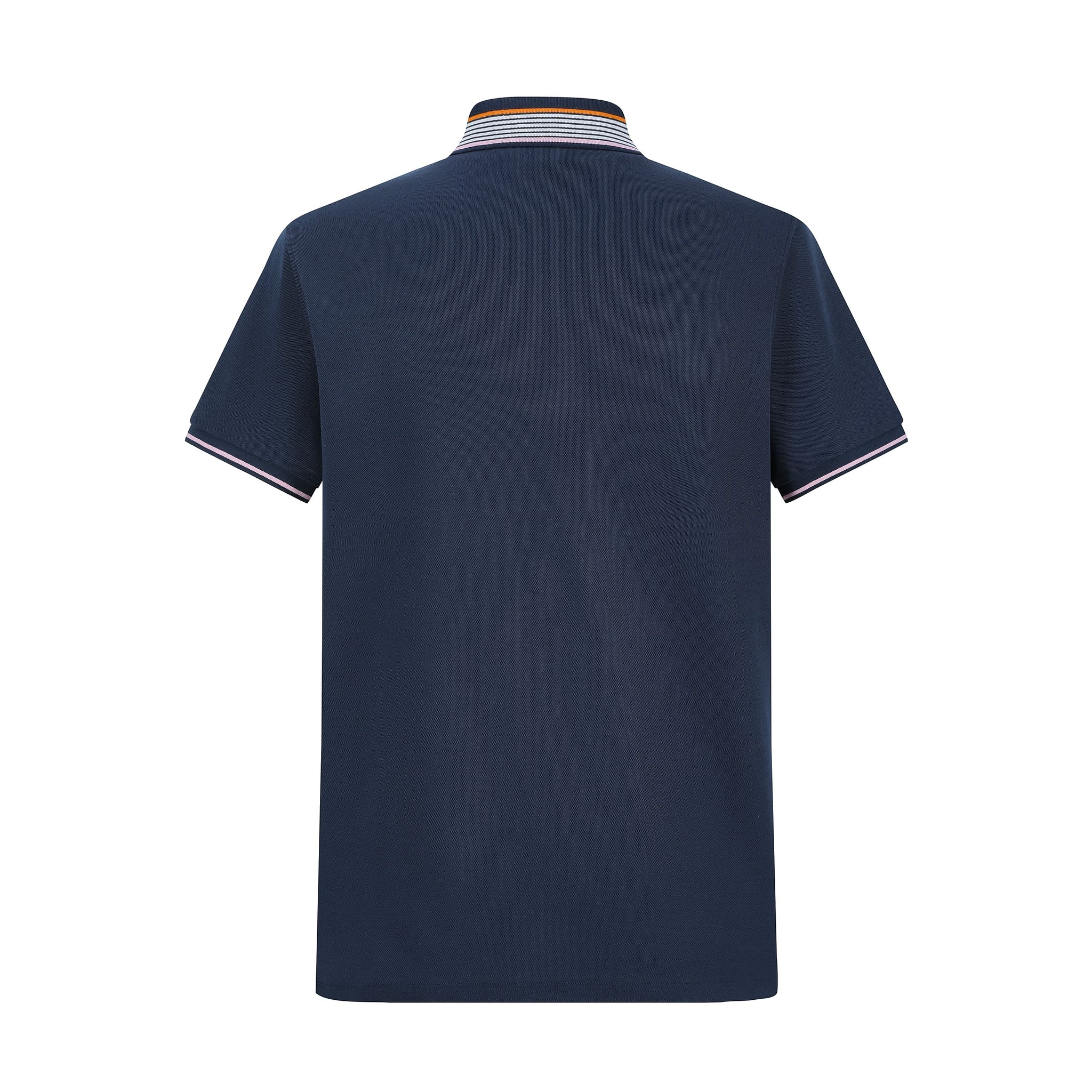 Camiseta 22476# Tipo Polo Azul Oscuro Para Hombre