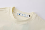 Camiseta 66788 Estampada Crema Para Hombre