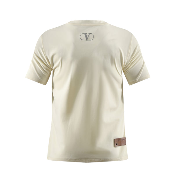 Camiseta 786902 Estampada Crema Para Hombre