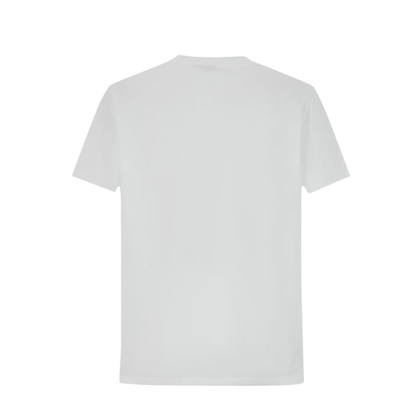 Camiseta 166018  Estampada Blanca Para Hombre