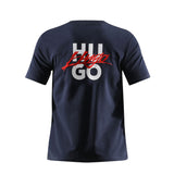 Camiseta 66041 Estampada Azul Oscuro Para Hombre