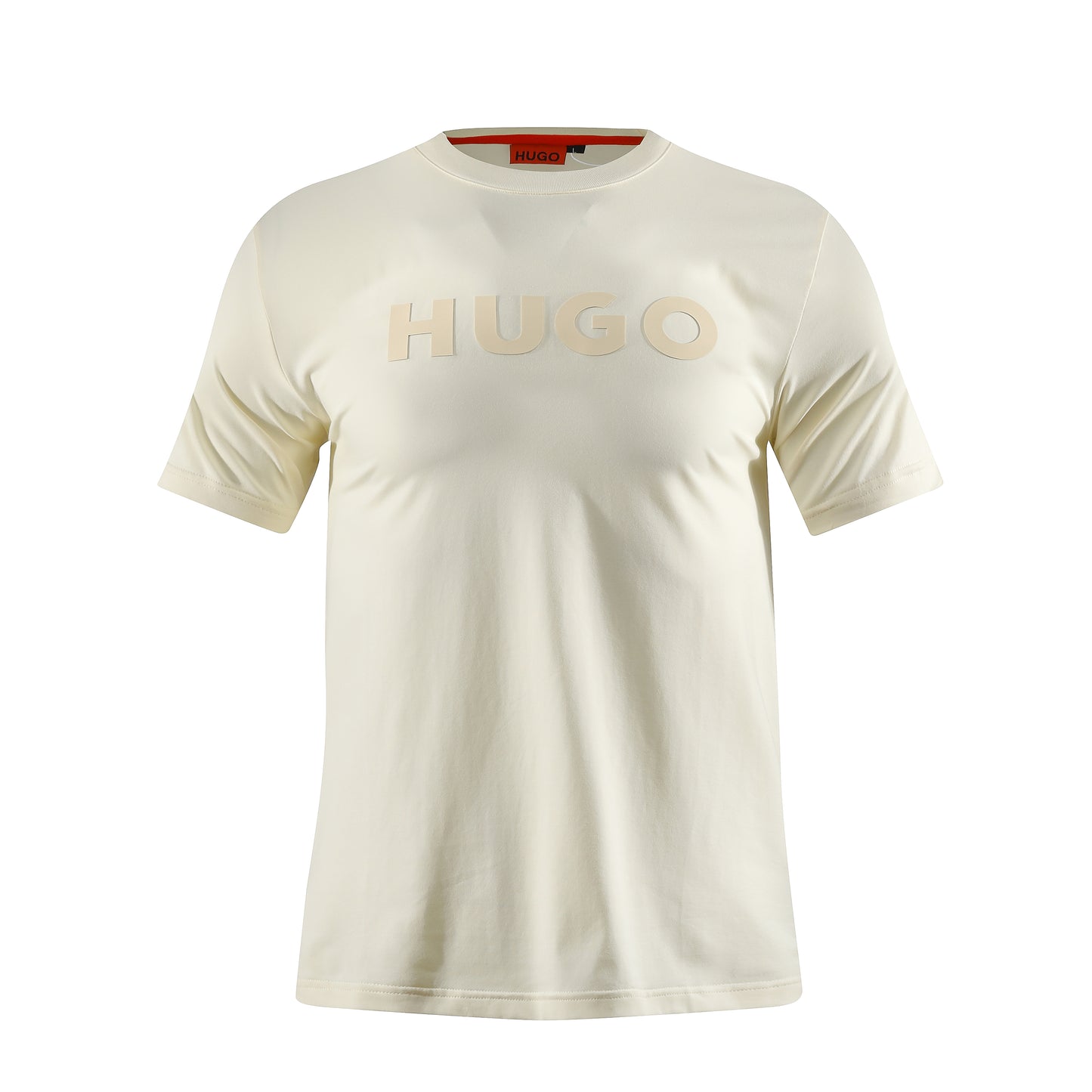 Camiseta B66042 Básica Crema Para Hombre