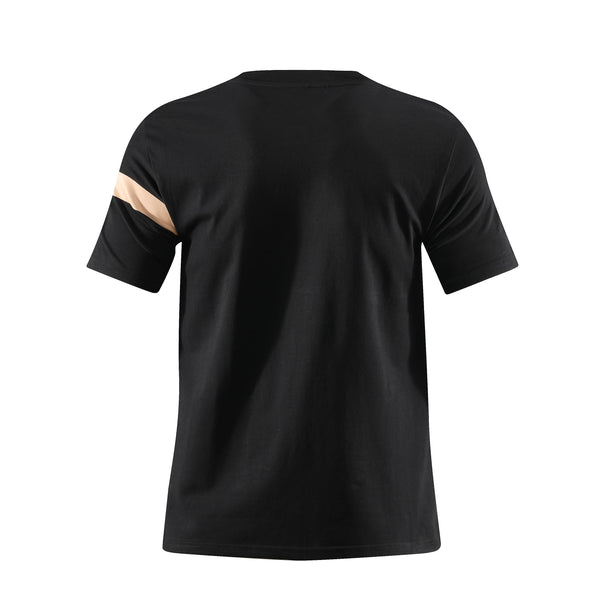 Camiseta 66049 Estampada Negra Para Hombre