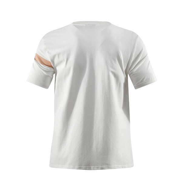Camiseta 66049 Estampada Blanca Para Hombre