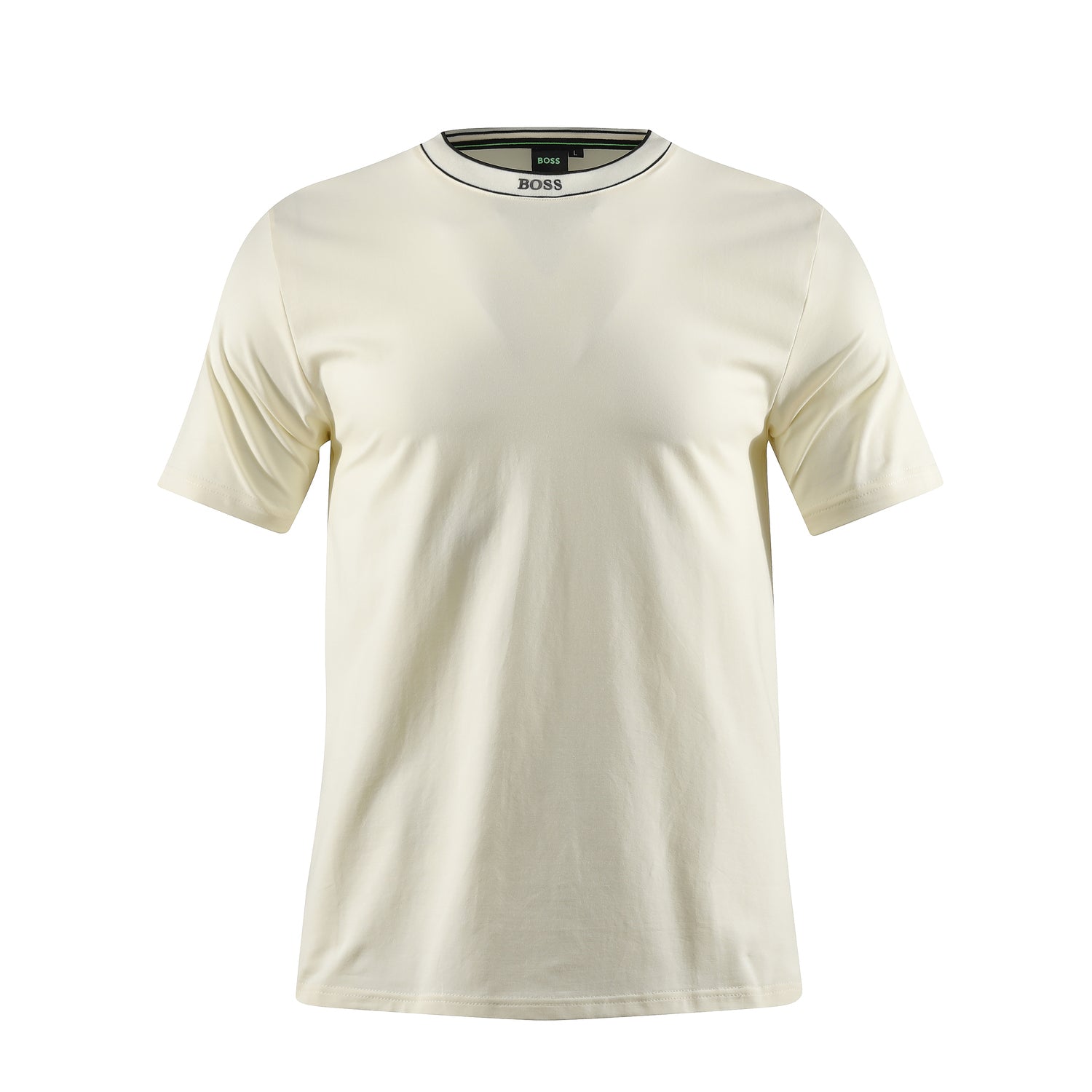 Camiseta 66045 Básica Crema Para Hombre