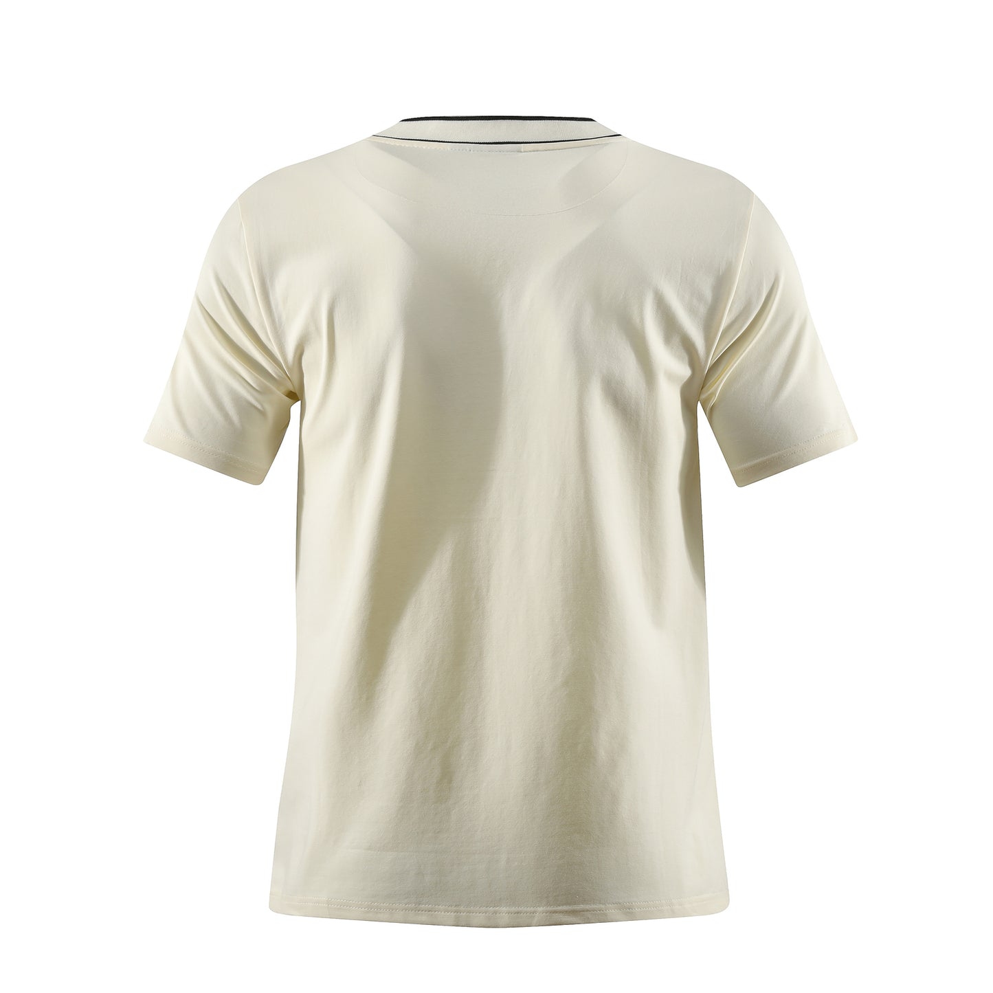 Camiseta 66045 Básica Crema Para Hombre