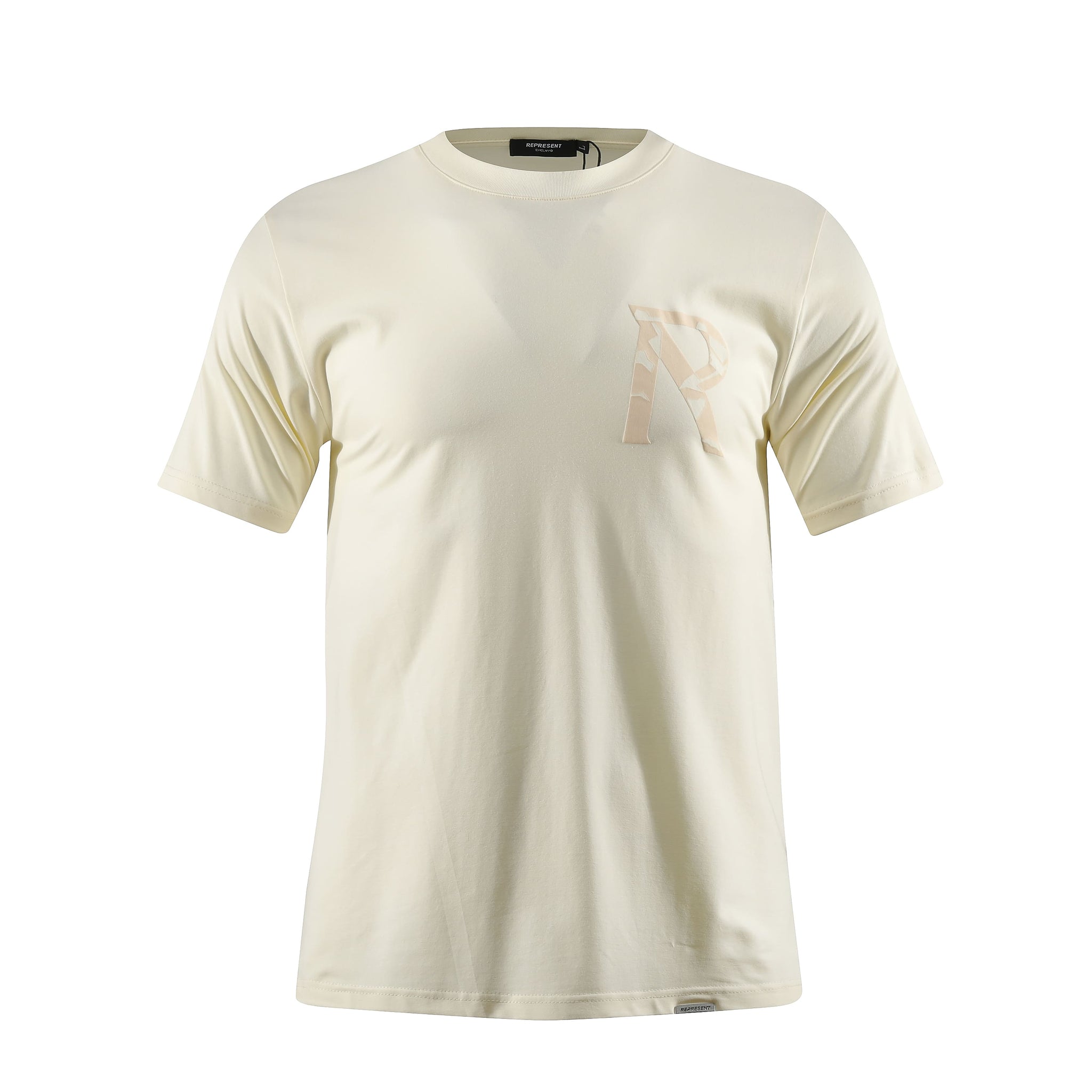 Camiseta 66778 Estampada Crema Para Hombre