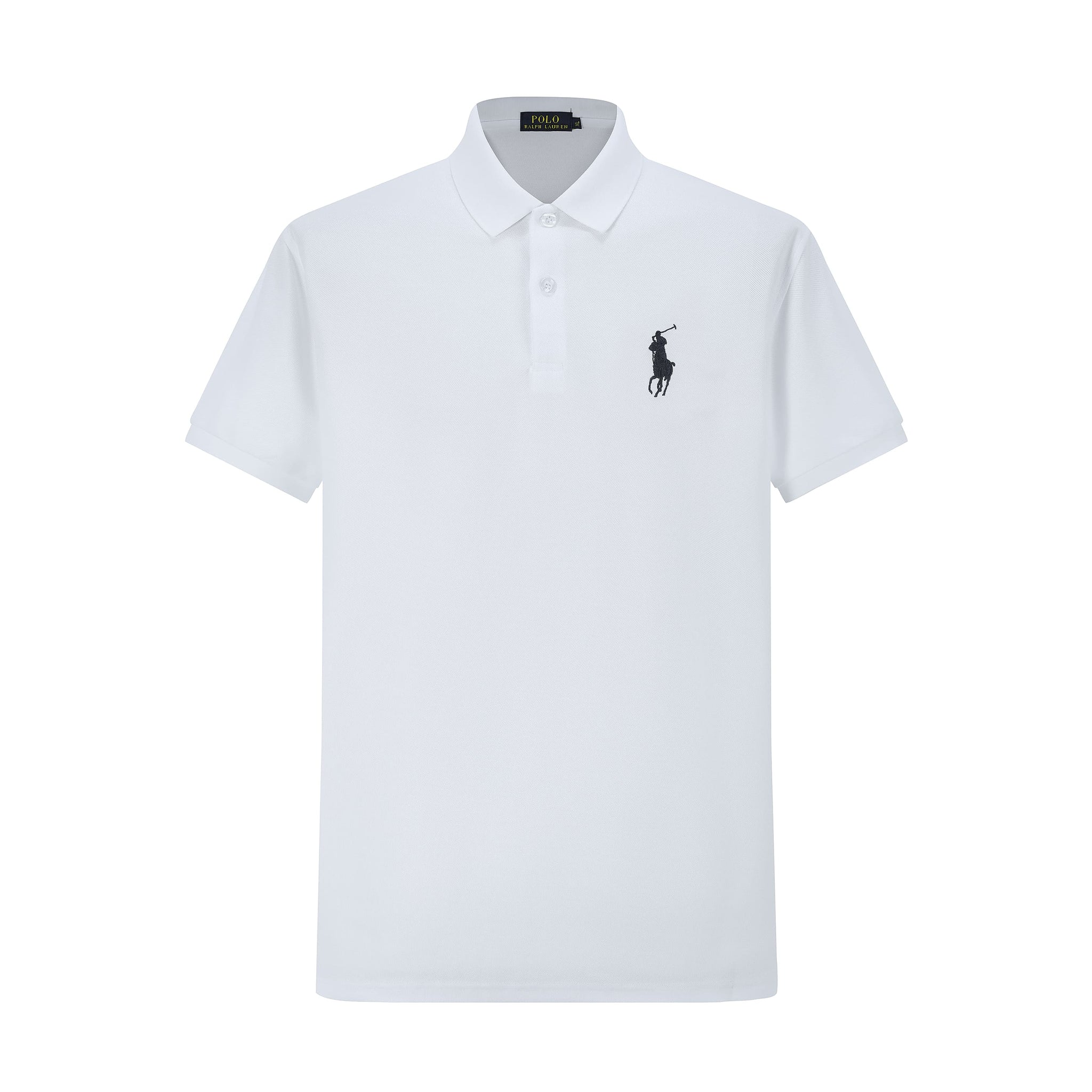 Camiseta 22552# Tipo Polo Blanca Para Hombre