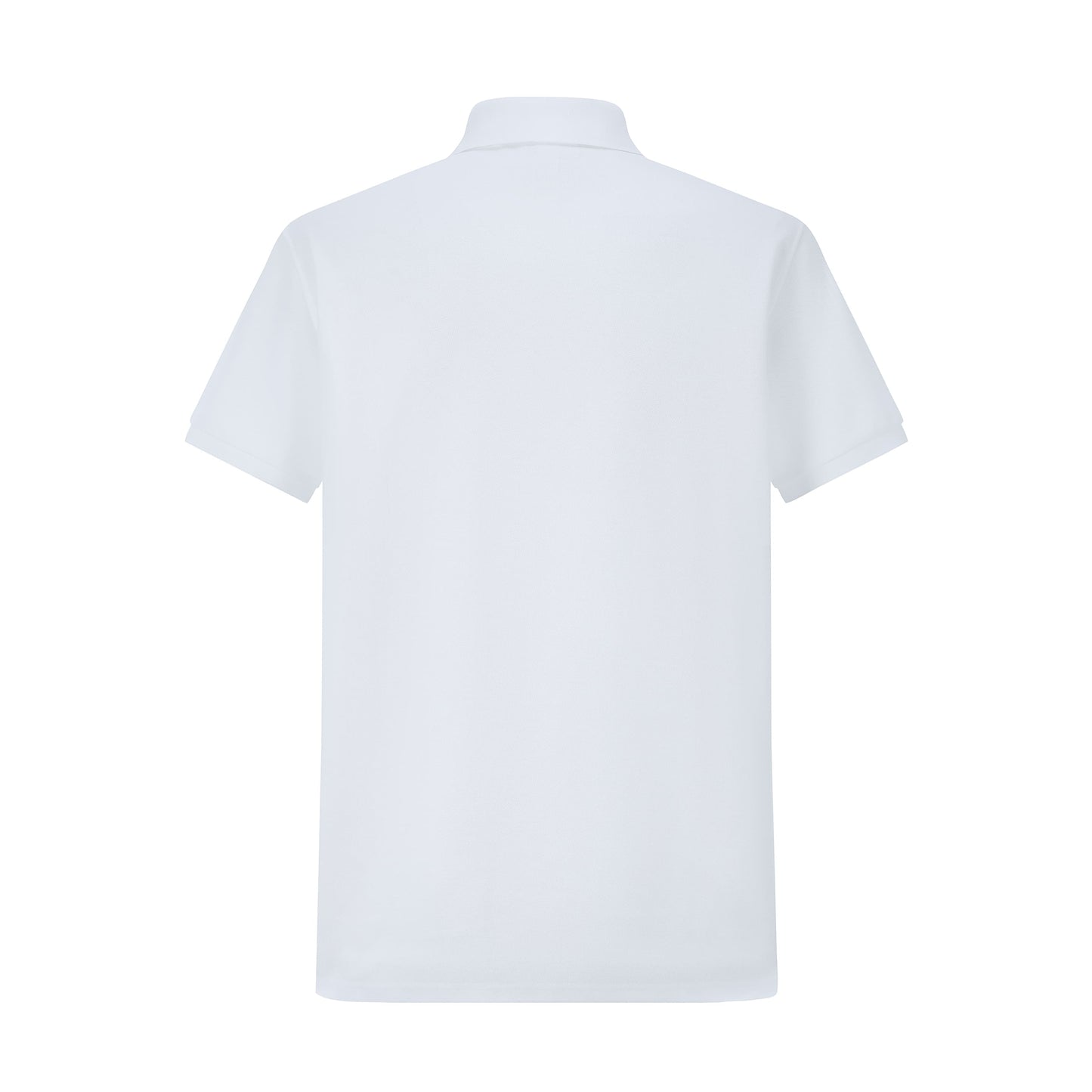 Camiseta 22552# Tipo Polo Blanca Para Hombre