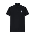 Camiseta 22552# Tipo Polo Negra Para Hombre